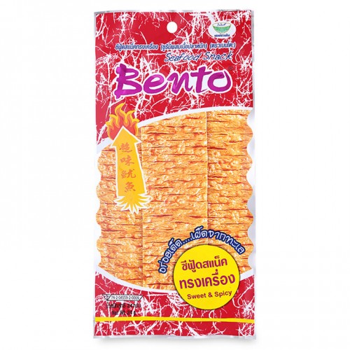 Khô mực Bento thái lan dạng 24g dạng gói vị cay - Màu đỏ