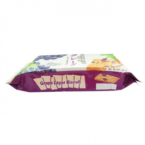 Bánh quy nhật vị nho Grape Layer Biscuit 140g