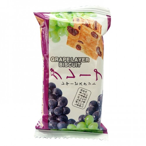 Bánh quy nhật vị nho Grape Layer Biscuit 140g
