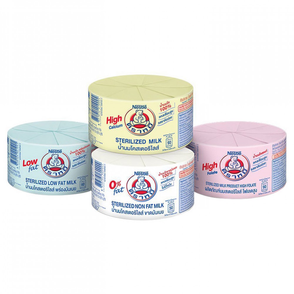 Sữa gấu Nestle giúp tăng triển cân nặng thái lan loại lon xanh 140ml x ...