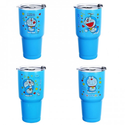 Bộ ly giữ nhiệt Doraemon 900ml