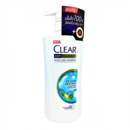 Dầu gội đầu Clear Anti Dandruff Ice Cool Menthol 480ml Thái Lan