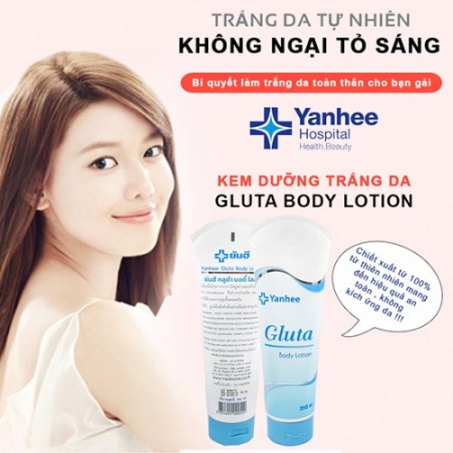 Sữa dưỡng thể trắng da toàn thân Yanhee Gluta Body Lotion Sữa dưỡng thể trắng da toàn thân Yanhee Gluta Body Lotion