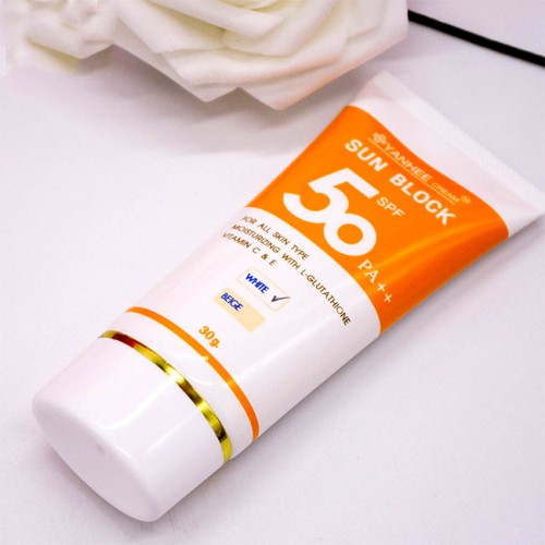 Kem chống nắng dưỡng trắng da Yanhee SunBlock White 30g Kem chống nắng dưỡng trắng da Yanhee SunBlock White 30g