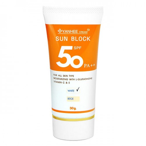 Kem chống nắng dưỡng trắng da Yanhee SunBlock White 30g Kem chống nắng dưỡng trắng da Yanhee SunBlock White 30g
