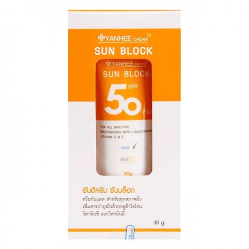 Kem chống nắng dưỡng trắng da Yanhee SunBlock White 30g Kem chống nắng dưỡng trắng da Yanhee SunBlock White 30g