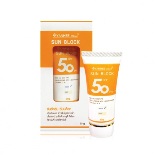 Kem chống nắng dưỡng trắng da Yanhee SunBlock White 30g Kem chống nắng dưỡng trắng da Yanhee SunBlock White 30g