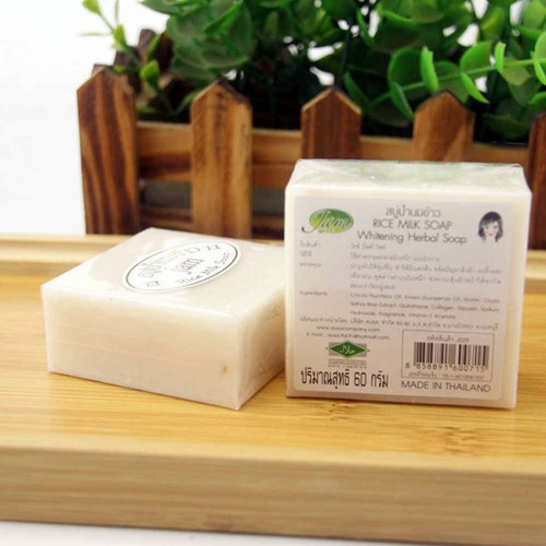 Xà phòng cám gạo Jam Rice Milk Soap thái lan