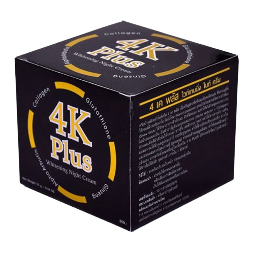Kem dưỡng trắng da mặt 4K PLUS Whitening Night Cream thái lan