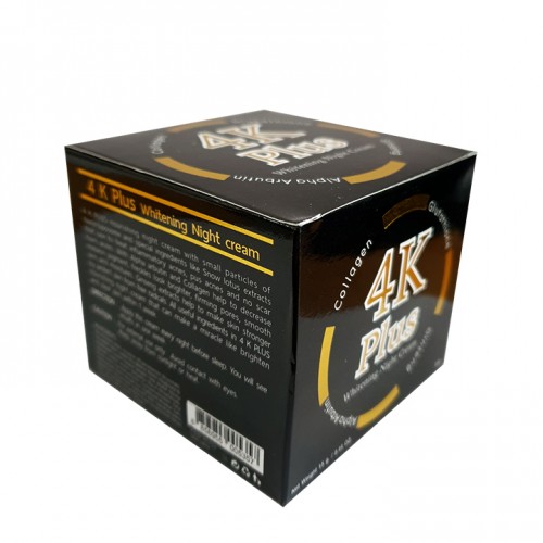 Kem dưỡng trắng da mặt 4K PLUS Whitening Night Cream thái lan
