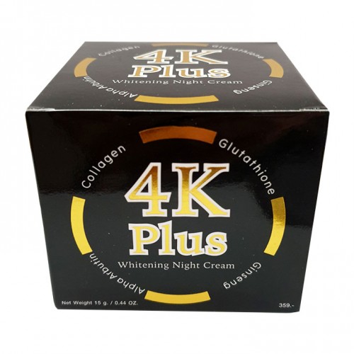 Kem dưỡng trắng da mặt 4K PLUS Whitening Night Cream thái lan