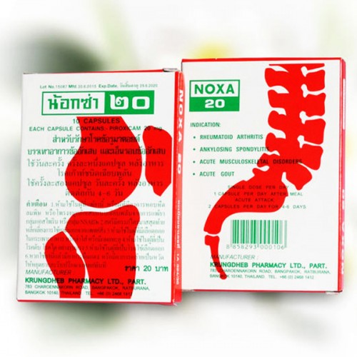Thuốc trị viêm xương khớp Noxa20 thái lan