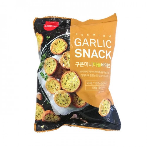 Snack bánh mì mơ tỏi Premium Garlic & Pizza hàn quốc 120g