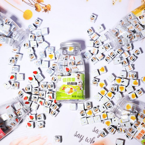 Kẹo sữa chua khô Milk Sugar Cube 140g Kẹo sữa chua khô Milk Sugar Cube 140g