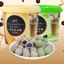 Kẹo trà sữa trân châu xô BoXiang đài loan 208g