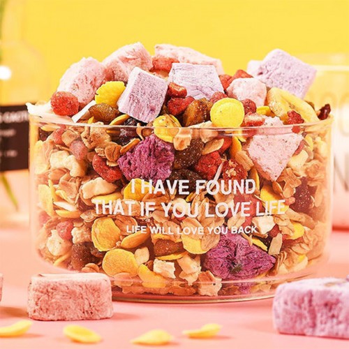 Ngũ cốc sữa chua trái cây MEIZHOUSHIKE 400g - Màu Tím