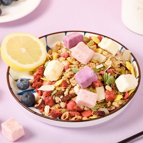 Ngũ cốc sữa chua trái cây MEIZHOUSHIKE 400g - Màu Tím