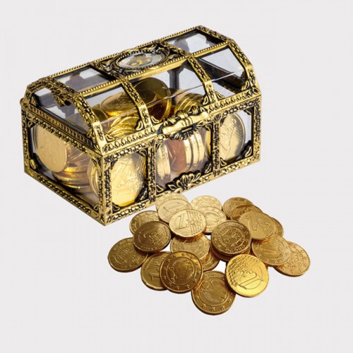 Socola rương vàng thái lan Treasure Chest Gold Coin 112g