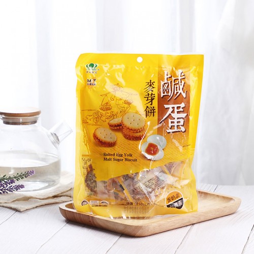 Bánh quy trứng muối đài loan Salted Egg Yolk Malt Sugar Biscut 500g