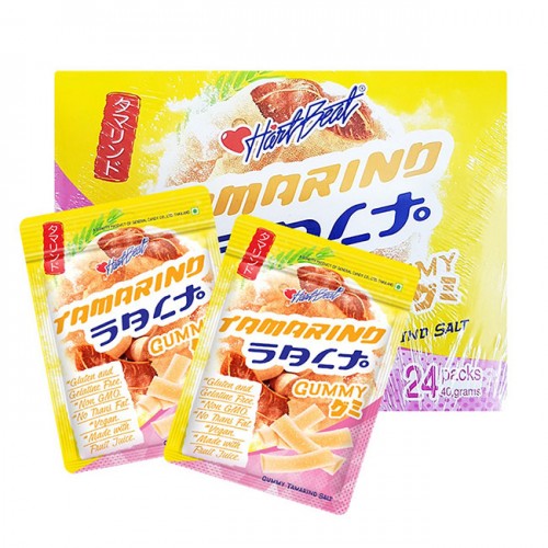 Kẹo dẻo Tamarind Gummy Hartbeat vị me muối 40g