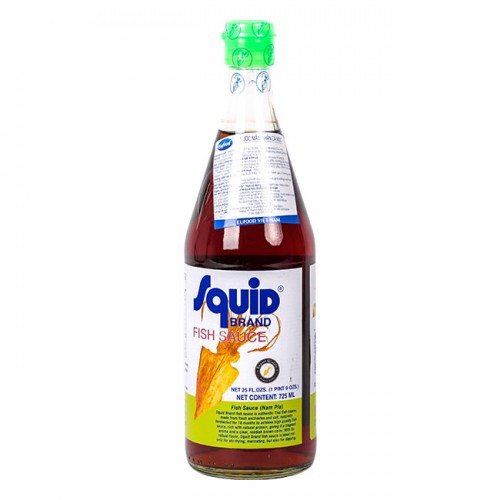 Nước mắm nhãn Squid cá mực 725ml