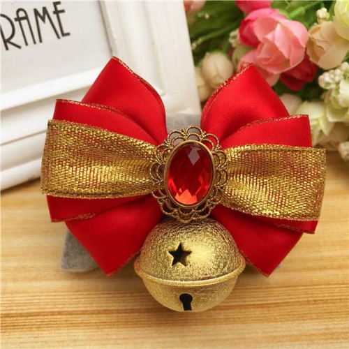 Nơ Đeo Cổ Màu Đỏ Có Chuông